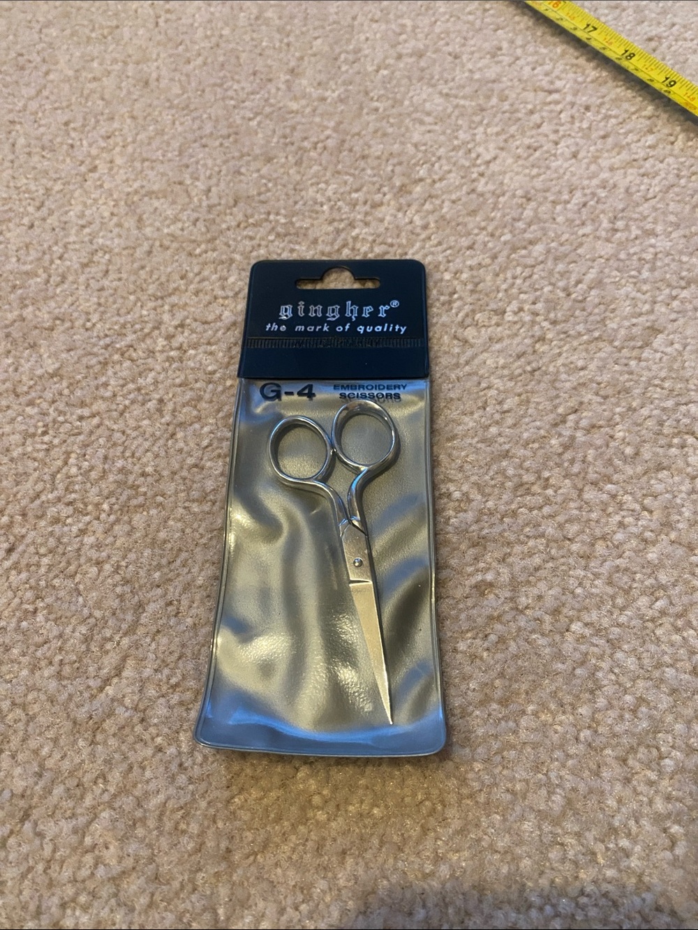 Gingher G-4  Embroidery Scissors new